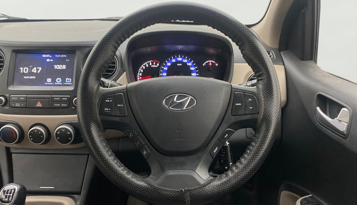 2017 Hyundai Xcent SX 1.2, Petrol, Manual, 26,172 km, Steering Wheel Close Up
