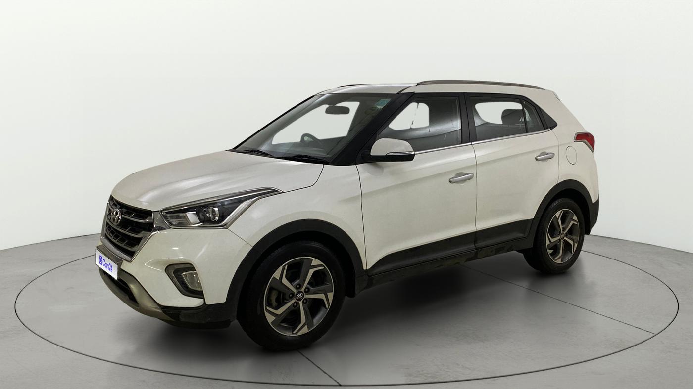 2018 Hyundai Creta SX AT 1.6 PETROL, Petrol, Automatic, 39,125 km, Left Front Diagonal