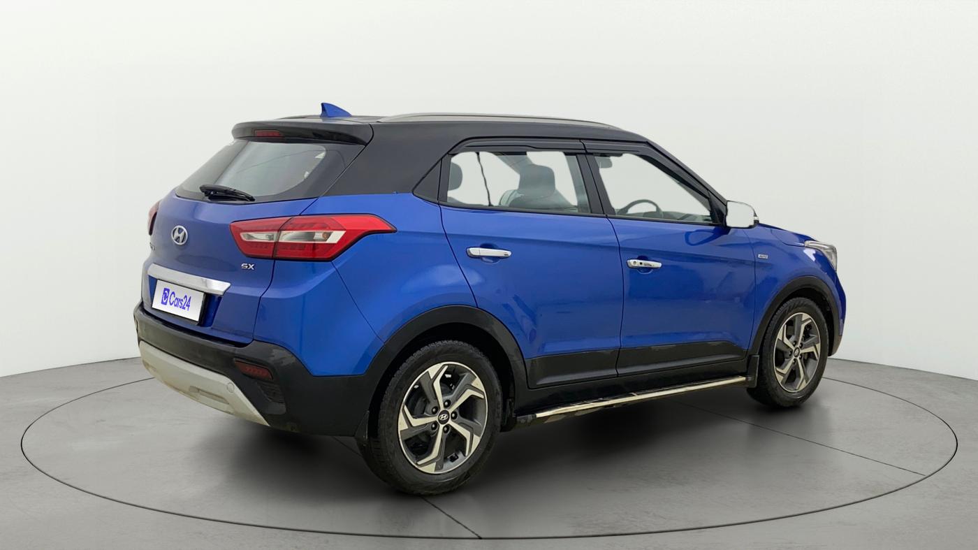 2019 Hyundai Creta SX AT 1.6 PETROL, Petrol, Automatic, 59,968 km, Right Back Diagonal