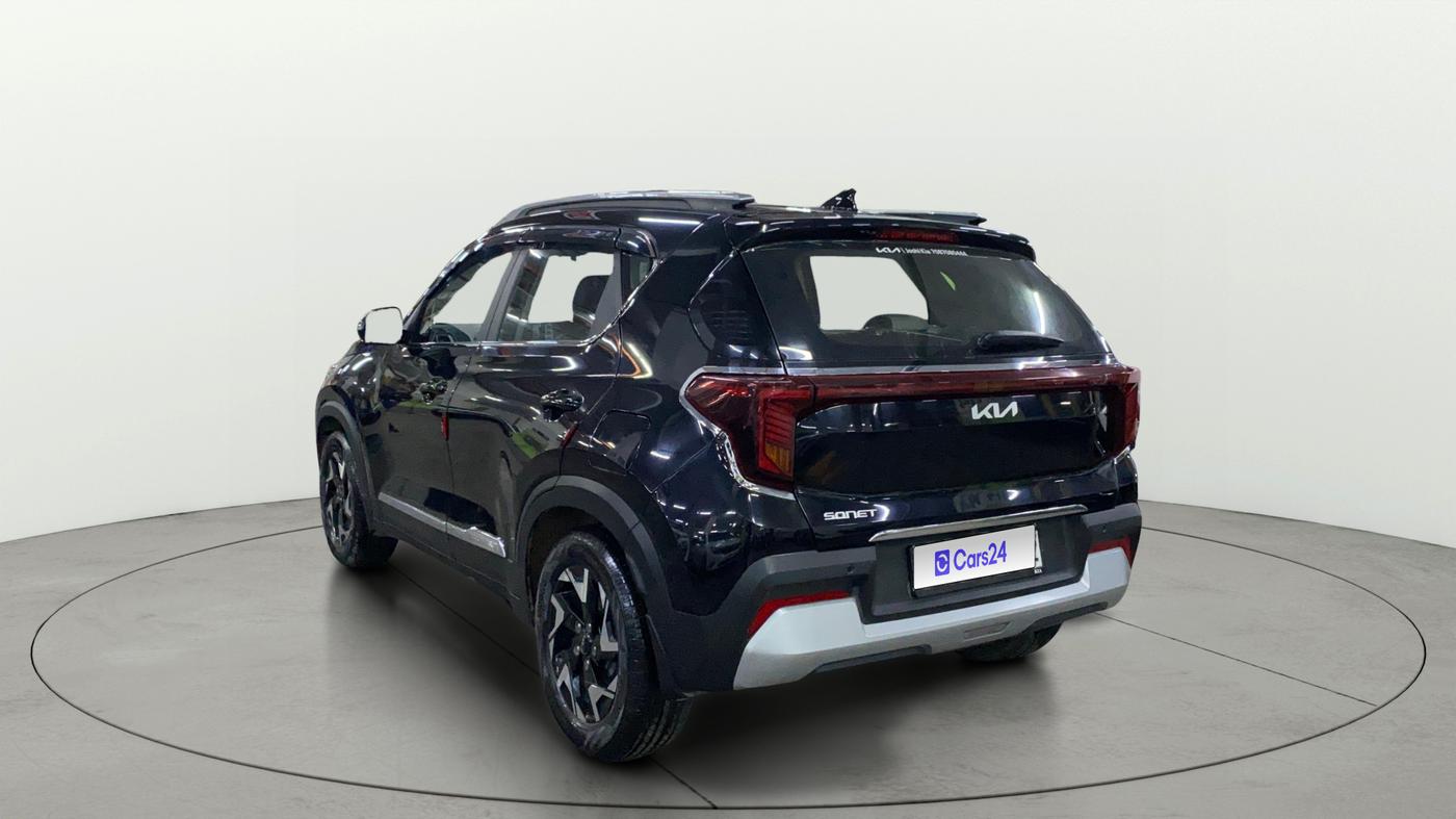 2025 KIA SONET HTK PLUS 1.2 PETROL MT, Petrol, Manual, 9,515 km, Left Back Diagonal