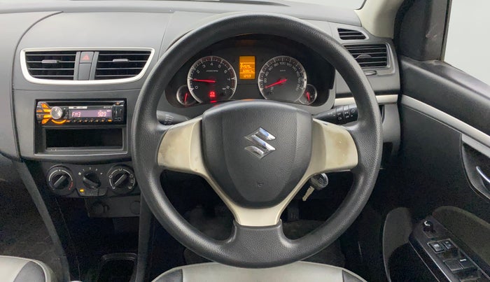 2013 Maruti Swift VXI, Petrol, Manual, 60,807 km, Steering Wheel Close Up