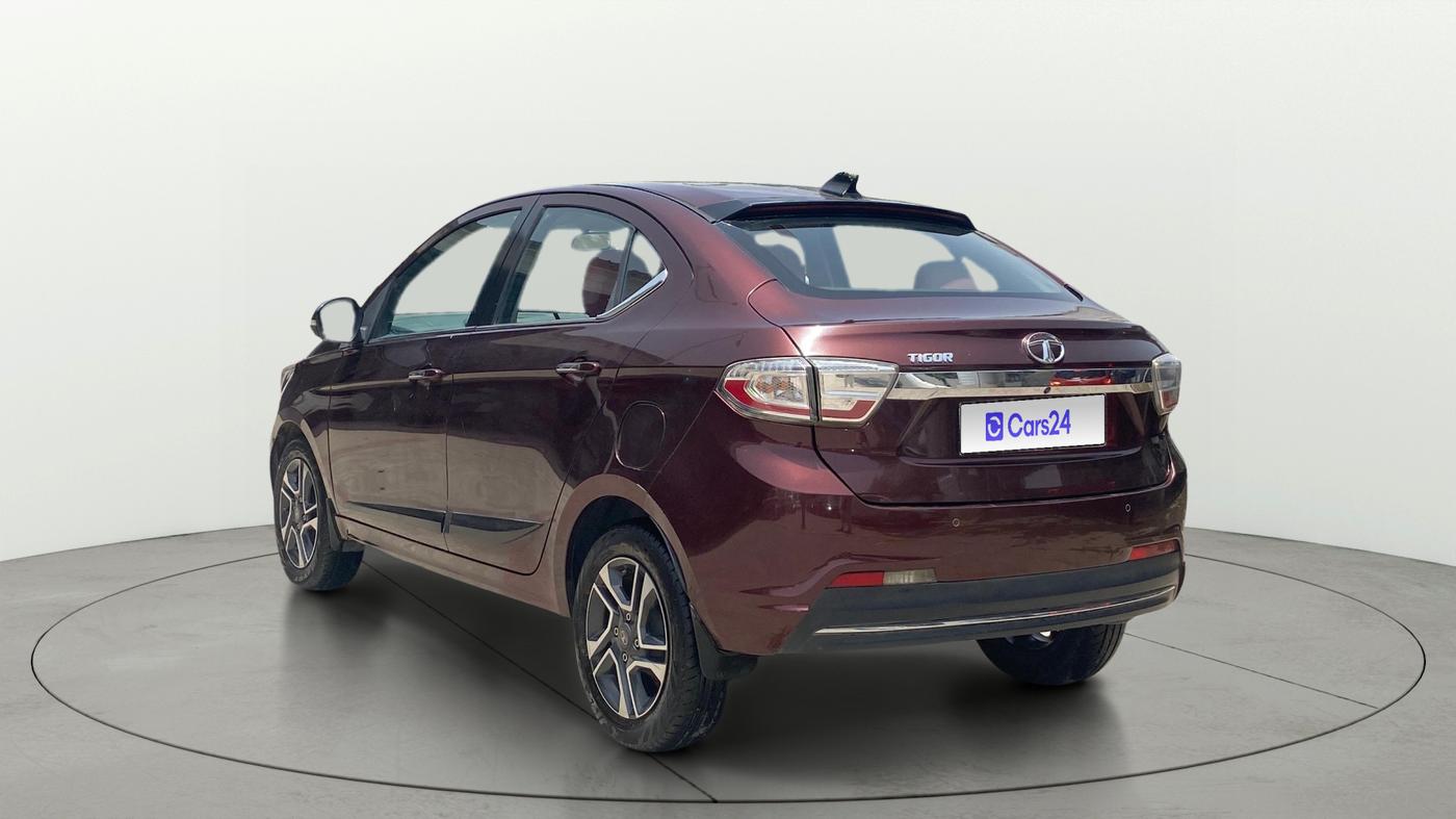 2020 Tata TIGOR XZA PLUS PETROL, Petrol, Automatic, 35,330 km, Left Back Diagonal