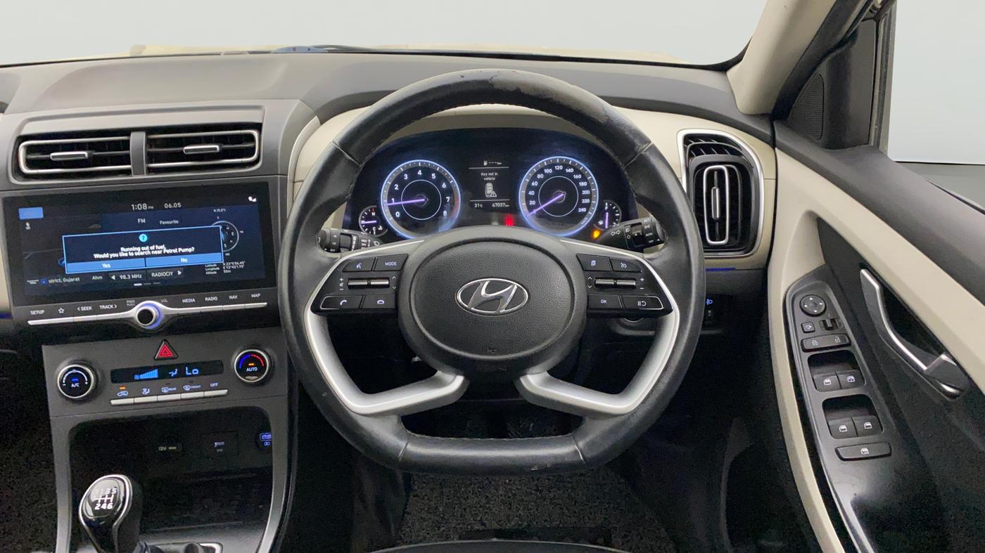 2023 Hyundai Creta SX 1.5 PETROL, Petrol, Manual, 67,113 km, Steering Wheel Close Up