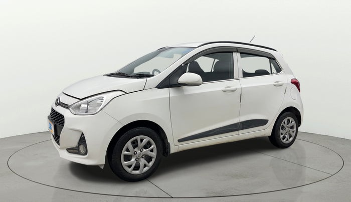 2018 Hyundai Grand i10 SPORTZ (O) 1.2 KAPPA VTVT, Petrol, Manual, 45,578 km, Left Front Diagonal