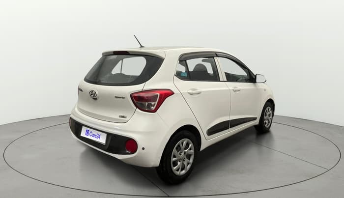 2017 Hyundai Grand i10 SPORTZ 1.2 KAPPA VTVT, Petrol, Manual, 47,073 km, Right Back Diagonal