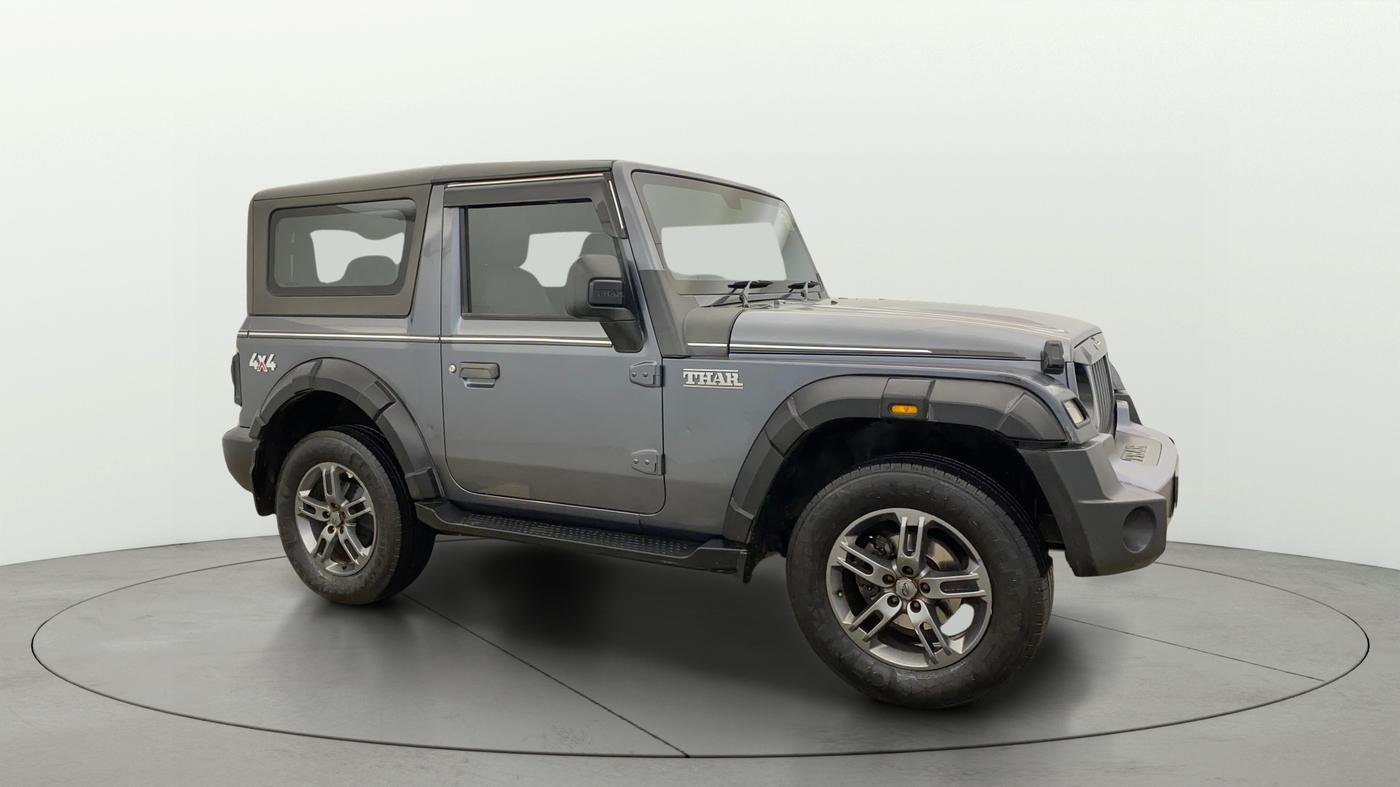 2021 Mahindra Thar LX PETROL HT 4WD AT, Petrol, Automatic, 74,840 km, Right Front Diagonal