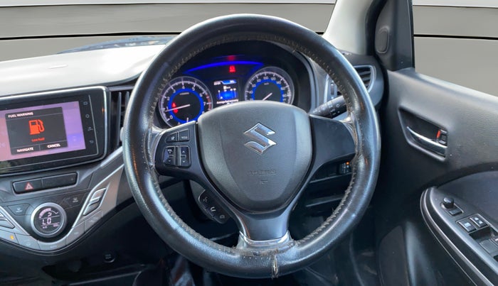 2019 Maruti Baleno ALPHA PETROL 1.2, CNG, Manual, 80,787 km, Steering Wheel Close Up