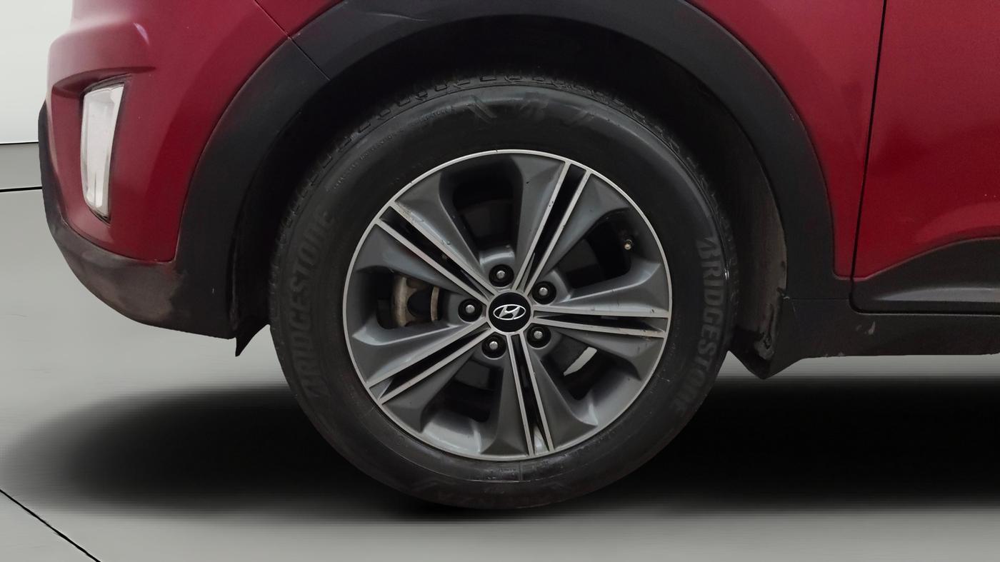 2016 Hyundai Creta SX PLUS AT 1.6 PETROL, Petrol, Automatic, 72,711 km, Left Front Wheel