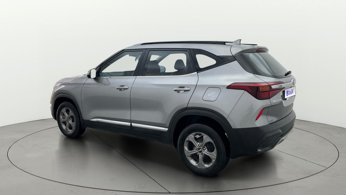 2019 KIA SELTOS HTK PLUS 1.5, Petrol, Manual, 1,00,365 km, Left Back Diagonal