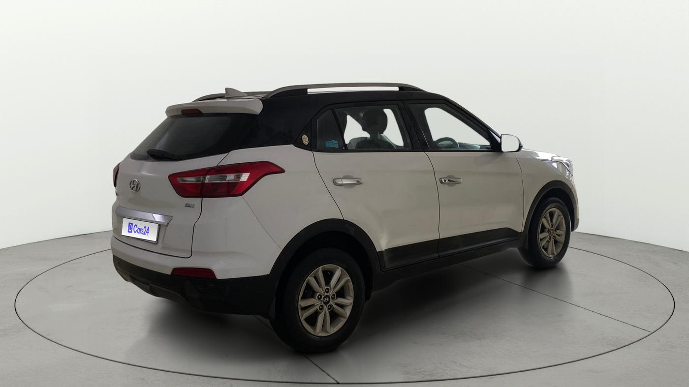 2016 Hyundai Creta SX PLUS 1.6 PETROL, Petrol, Manual, 45,060 km, Right Back Diagonal