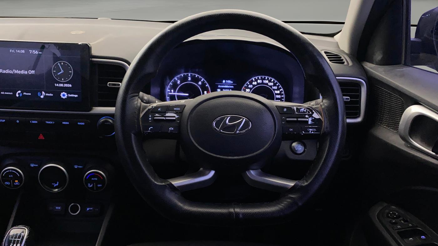 2022 Hyundai VENUE SX 1.5 (O) EXECUTIVE CRDI, Diesel, Manual, 35,200 km, Steering Wheel Close Up