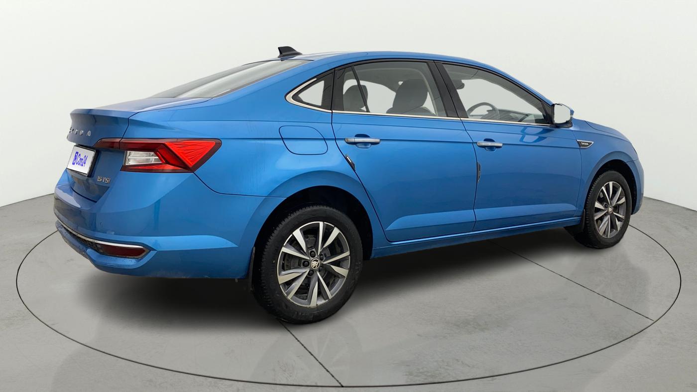 2022 Skoda SLAVIA STYLE 1.5L TSI DSG, Petrol, Automatic, 87,032 km, Right Back Diagonal
