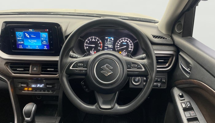 2022 Maruti BREZZA ZXI AT SMART HYBRID, Petrol, Automatic, 68,377 km, Steering Wheel Close Up
