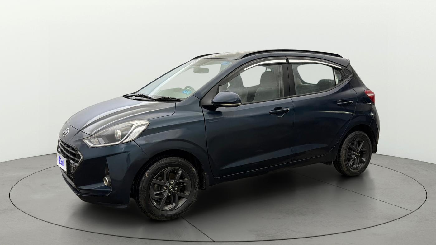 2021 Hyundai GRAND I10 NIOS SPORTZ AMT 1.2 KAPPA VTVT, Petrol, Automatic, 33,550 km, Left Front Diagonal