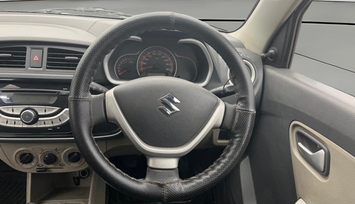 2015 Maruti Alto K10 VXI, Petrol, Manual, 55,642 km, Steering Wheel Close Up