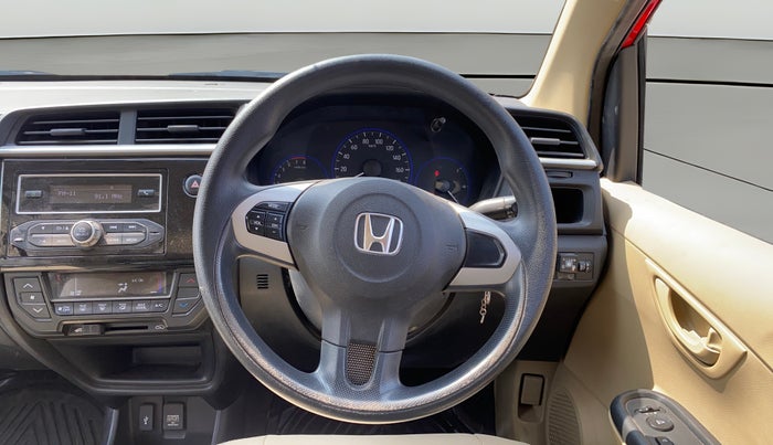 2017 Honda Brio S MT, CNG, Manual, 47,645 km, Steering Wheel Close Up