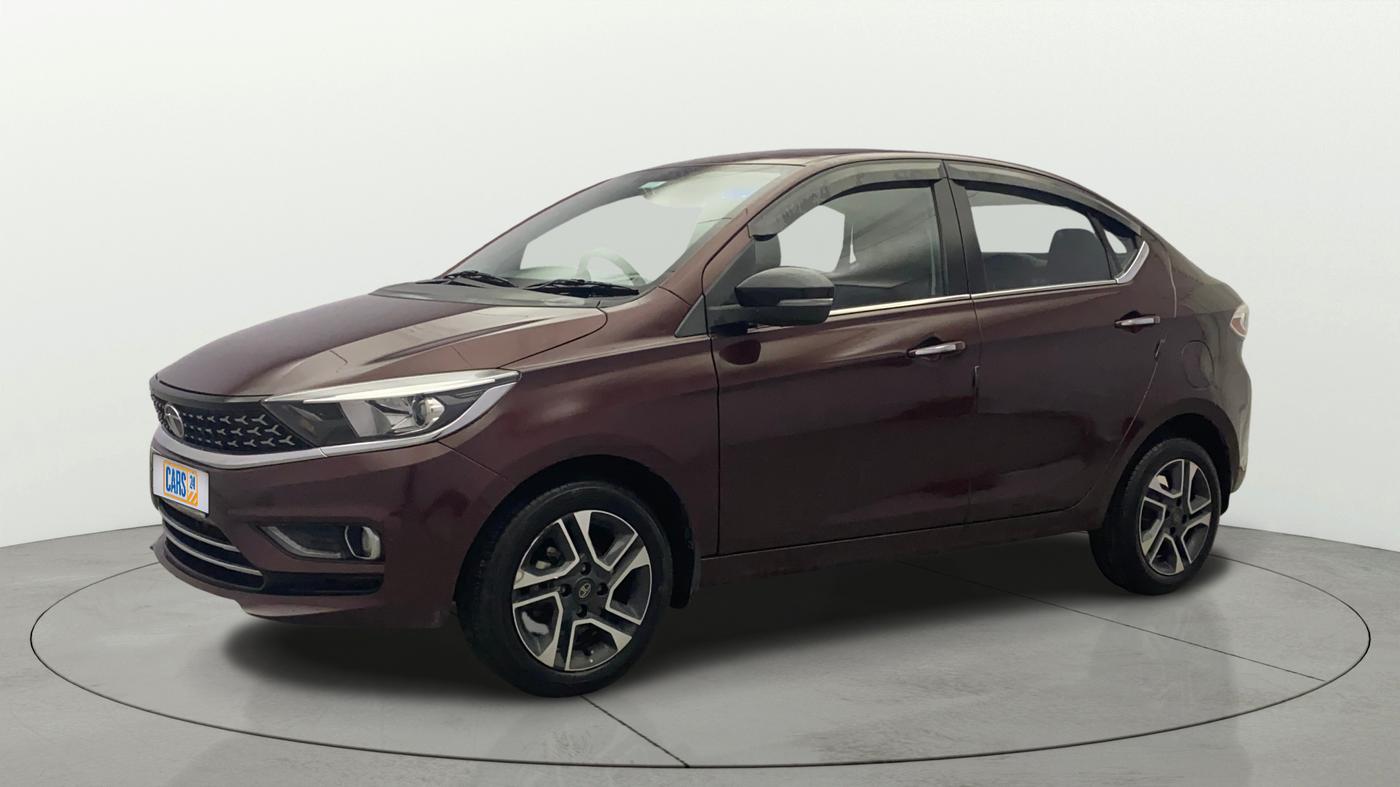 2020 Tata TIGOR XZA PLUS PETROL, Petrol, Automatic, 1,02,609 km, Left Front Diagonal