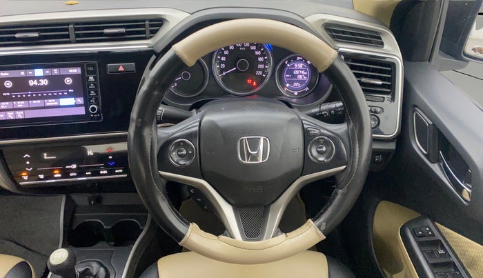 2018 Honda City 1.5L I-VTEC V MT, Petrol, Manual, 1,28,745 km, Steering Wheel Close Up