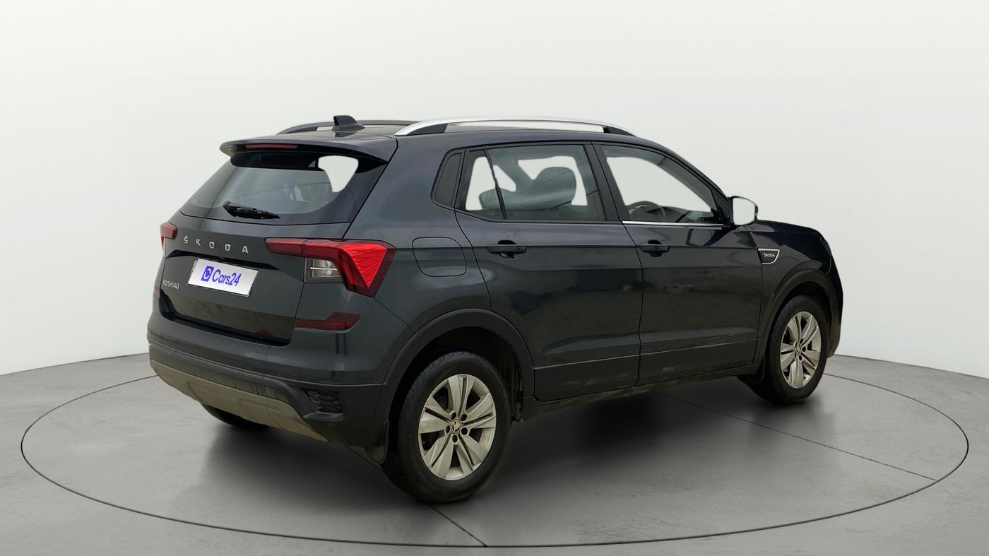 2022 Skoda KUSHAQ AMBITION 1.0L TSI AT, Petrol, Automatic, 36,528 km, Right Back Diagonal