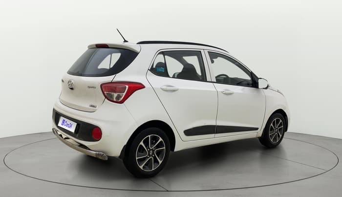2017 Hyundai Grand i10 SPORTZ (O) AT 1.2 KAPPA VTVT, Petrol, Automatic, 45,708 km, Right Back Diagonal