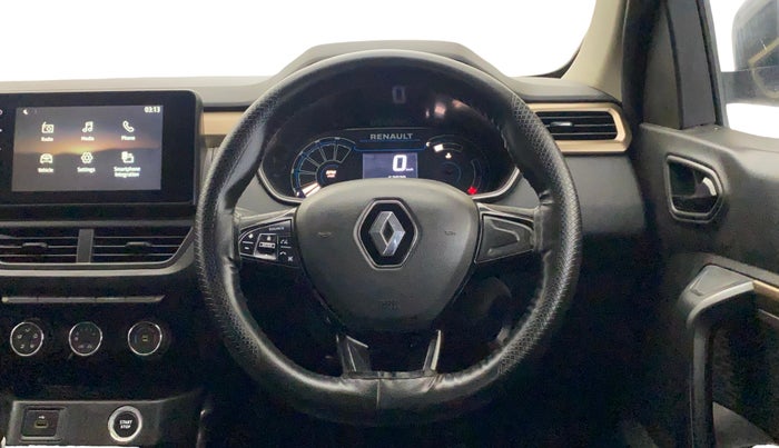 2022 Renault Kiger RXT (O) TURBO MT, Petrol, Manual, 57,789 km, Steering Wheel Close Up