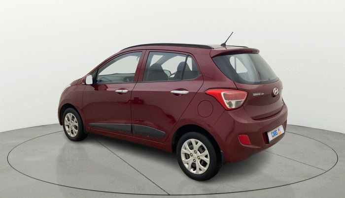 2014 Hyundai Grand i10 SPORTZ AT 1.2 KAPPA VTVT, Petrol, Automatic, 33,416 km, Left Back Diagonal