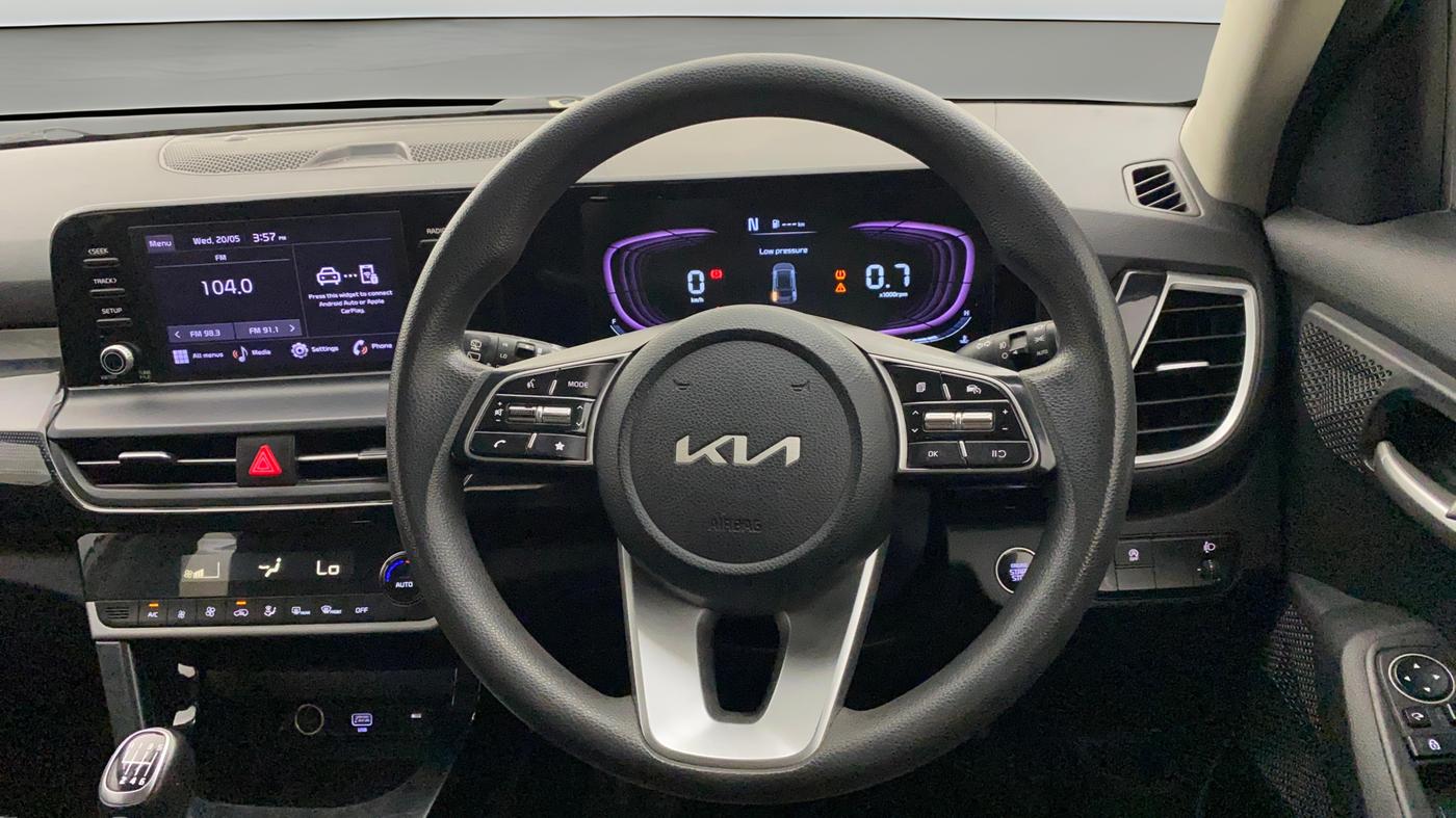 2023 KIA SELTOS  HTK PLUS 1.5 DIESEL IMT, Diesel, Manual, 68,626 km, Steering Wheel Close Up