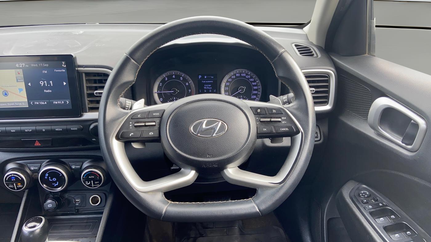 2020 Hyundai VENUE SX PLUS 1.0 TURBO DCT, Petrol, Automatic, 76,992 km, Steering Wheel Close Up
