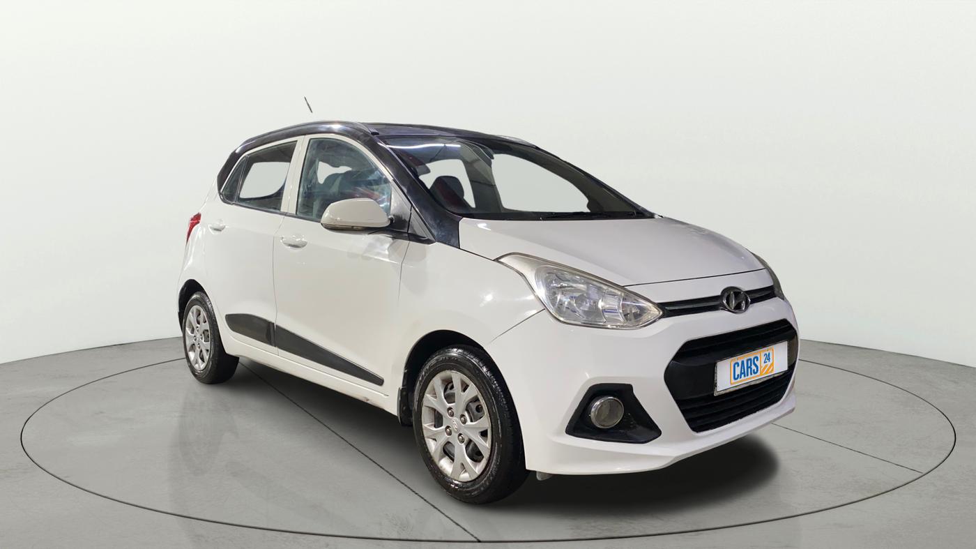 2016 Hyundai Grand i10 SPORTZ 1.2 KAPPA VTVT, Petrol, Manual, 67,042 km, Right Front Diagonal