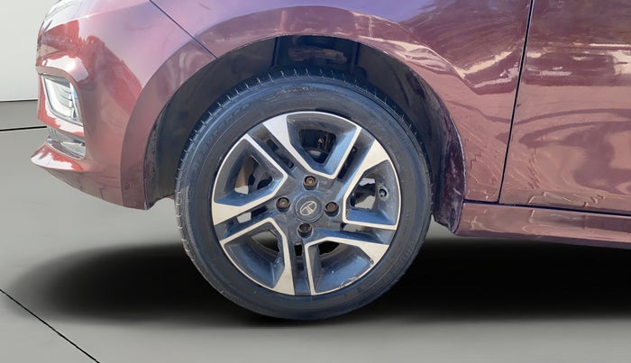 2020 Tata TIGOR XZ PLUS PETROL, Petrol, Manual, 69,958 km, Left Front Wheel