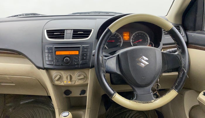 2014 Maruti Swift Dzire VXI, Petrol, Manual, 85,640 km, Steering Wheel Close Up
