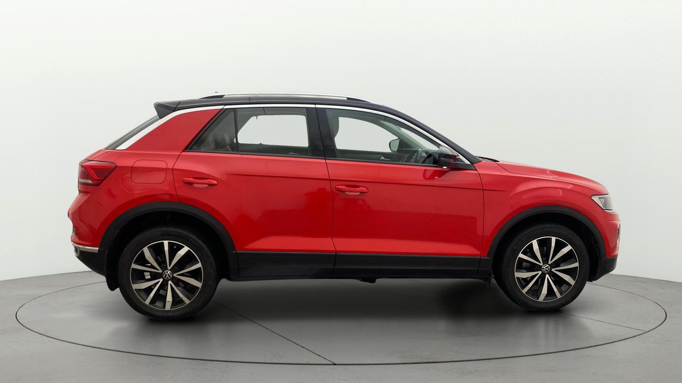 2021 Volkswagen T-ROC 1.5 TSI AT, Petrol, Automatic, 1,20,900 km, Right Side View