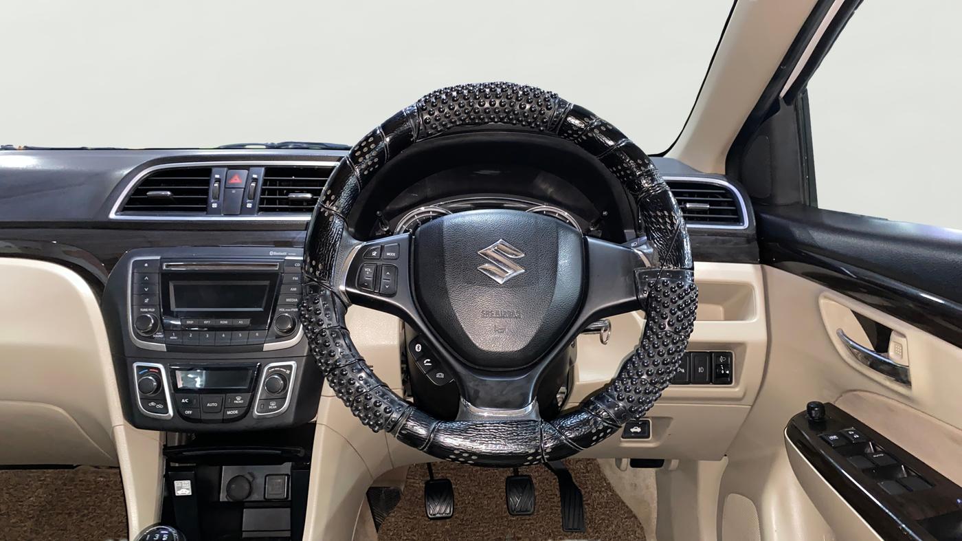 2018 Maruti Ciaz DELTA 1.4 MT PETROL, Petrol, Manual, 58,071 km, Steering Wheel Close Up