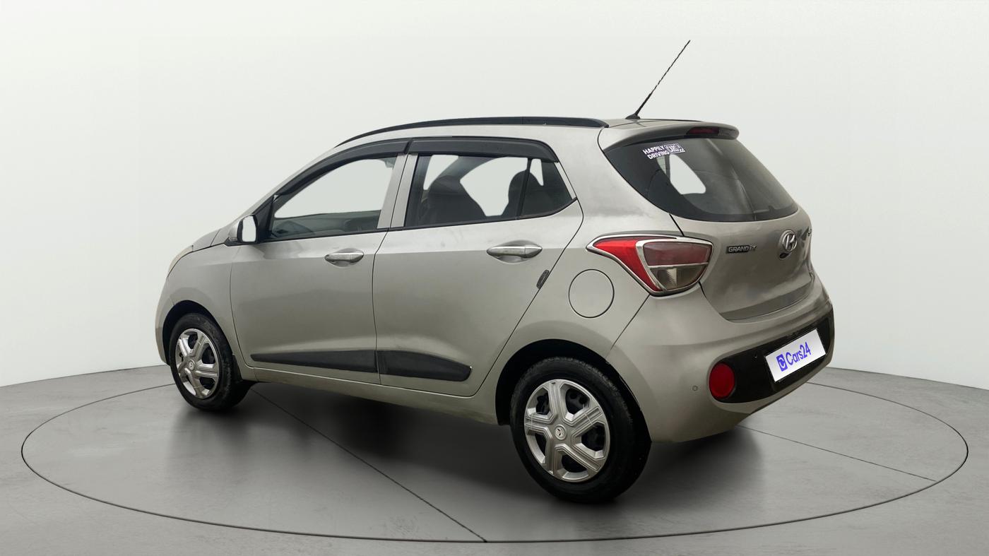 2017 Hyundai Grand i10 SPORTZ (O) 1.2 KAPPA VTVT, Petrol, Manual, 91,360 km, Left Back Diagonal