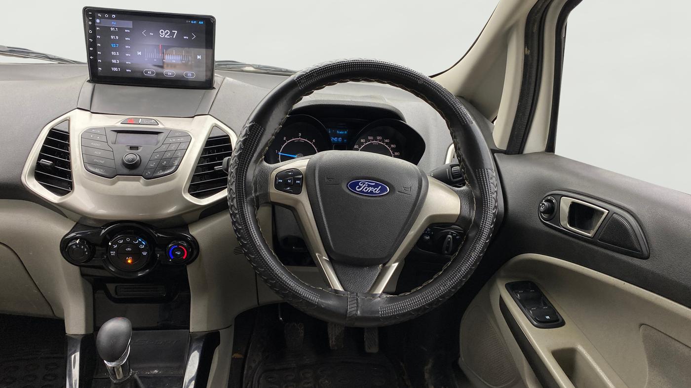 2014 Ford Ecosport TREND 1.5L DIESEL, Diesel, Manual, 1,24,004 km, Steering Wheel Close Up