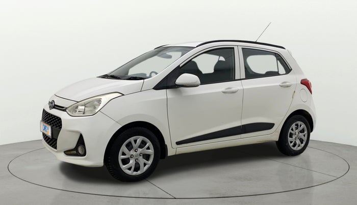 2017 Hyundai Grand i10 SPORTZ (O) 1.2 KAPPA VTVT, Petrol, Manual, 69,512 km, Left Front Diagonal