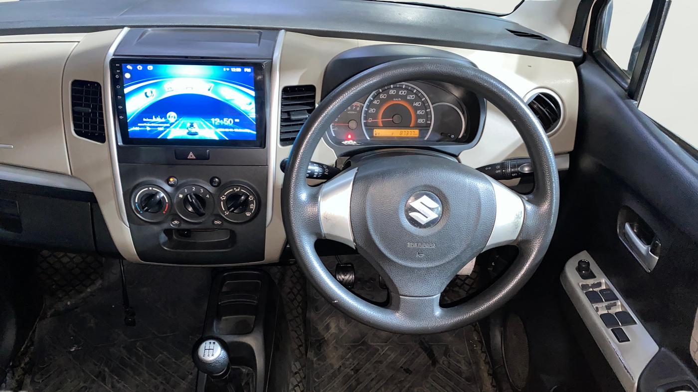 2013 Maruti Wagon R 1.0 VXI  ABS-AIRBAG, Petrol, Manual, 87,357 km, Steering Wheel Close Up