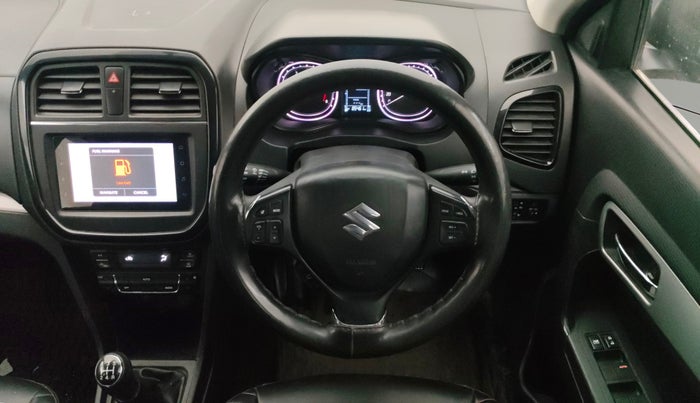 2021 Maruti Vitara Brezza ZXI, Petrol, Manual, 85,455 km, Steering Wheel Close Up