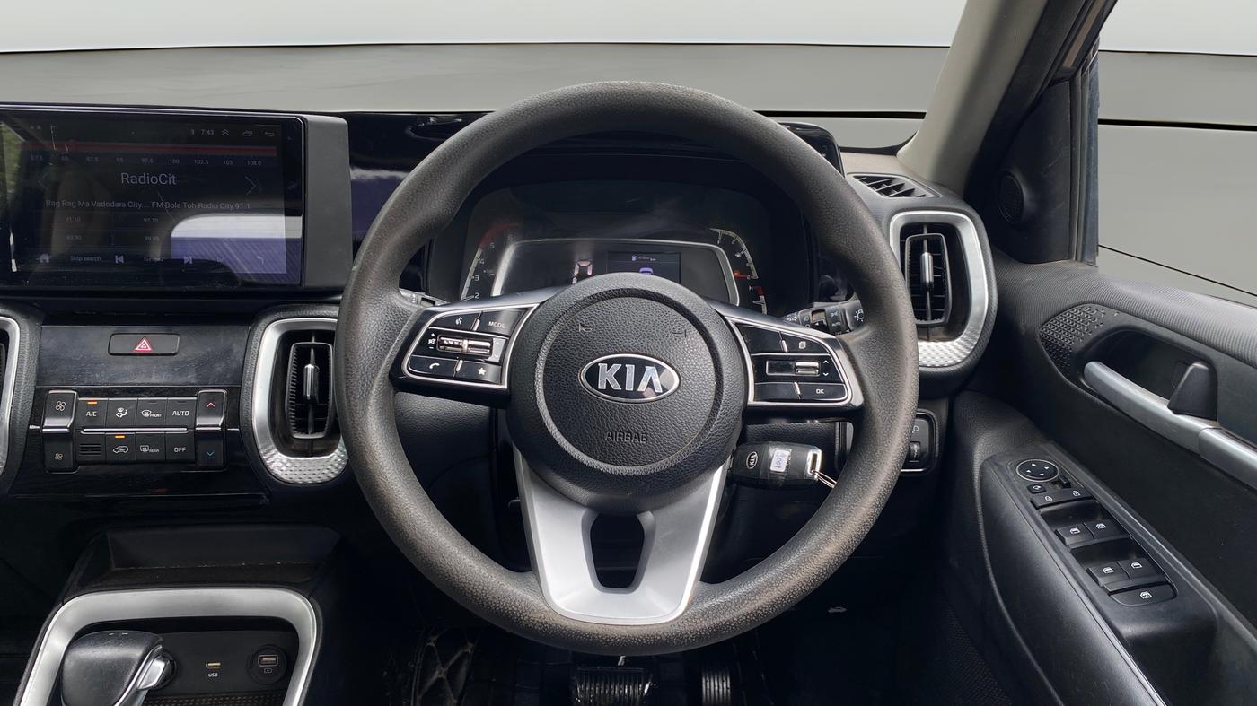 2021 KIA SONET HTK PLUS 1.5 AT, Diesel, Automatic, 59,261 km, Steering Wheel Close Up