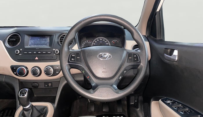 2017 Hyundai Grand i10 SPORTZ 1.2 KAPPA VTVT, Petrol, Manual, 17,933 km, Steering Wheel Close Up