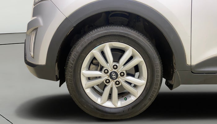 2018 Hyundai Creta SX PLUS 1.6 DIESEL, Diesel, Manual, 1,28,912 km, Left Front Wheel