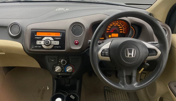 2013 Honda Amaze 1.5L I-DTEC S, Diesel, Manual, 71,419 km, Steering Wheel Close Up