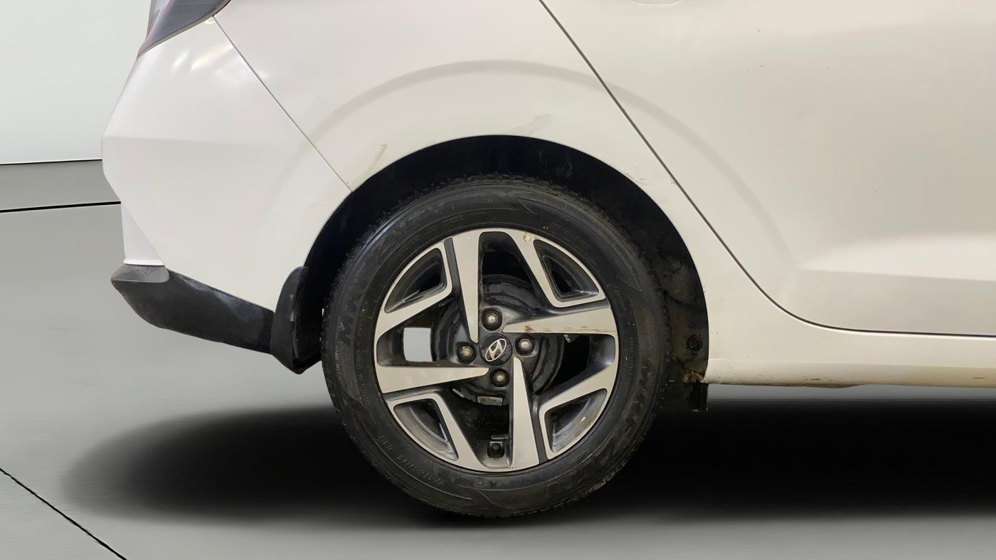 2020 Hyundai AURA SX 1.2 (O), Petrol, Manual, 76,765 km, Right Rear Wheel