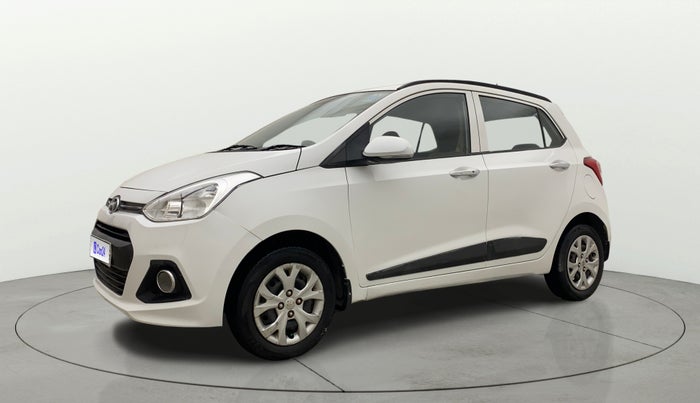 2014 Hyundai Grand i10 SPORTZ 1.2 KAPPA VTVT, Petrol, Manual, 85,786 km, Left Front Diagonal