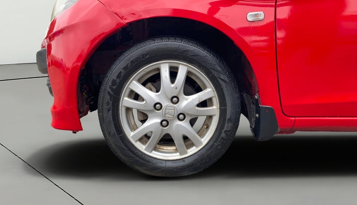 2012 Honda Brio V MT, Petrol, Manual, 1,00,793 km, Left Front Wheel