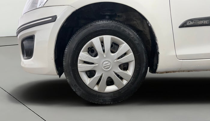 2014 Maruti Swift Dzire VXI, CNG, Manual, 62,749 km, Left Front Wheel