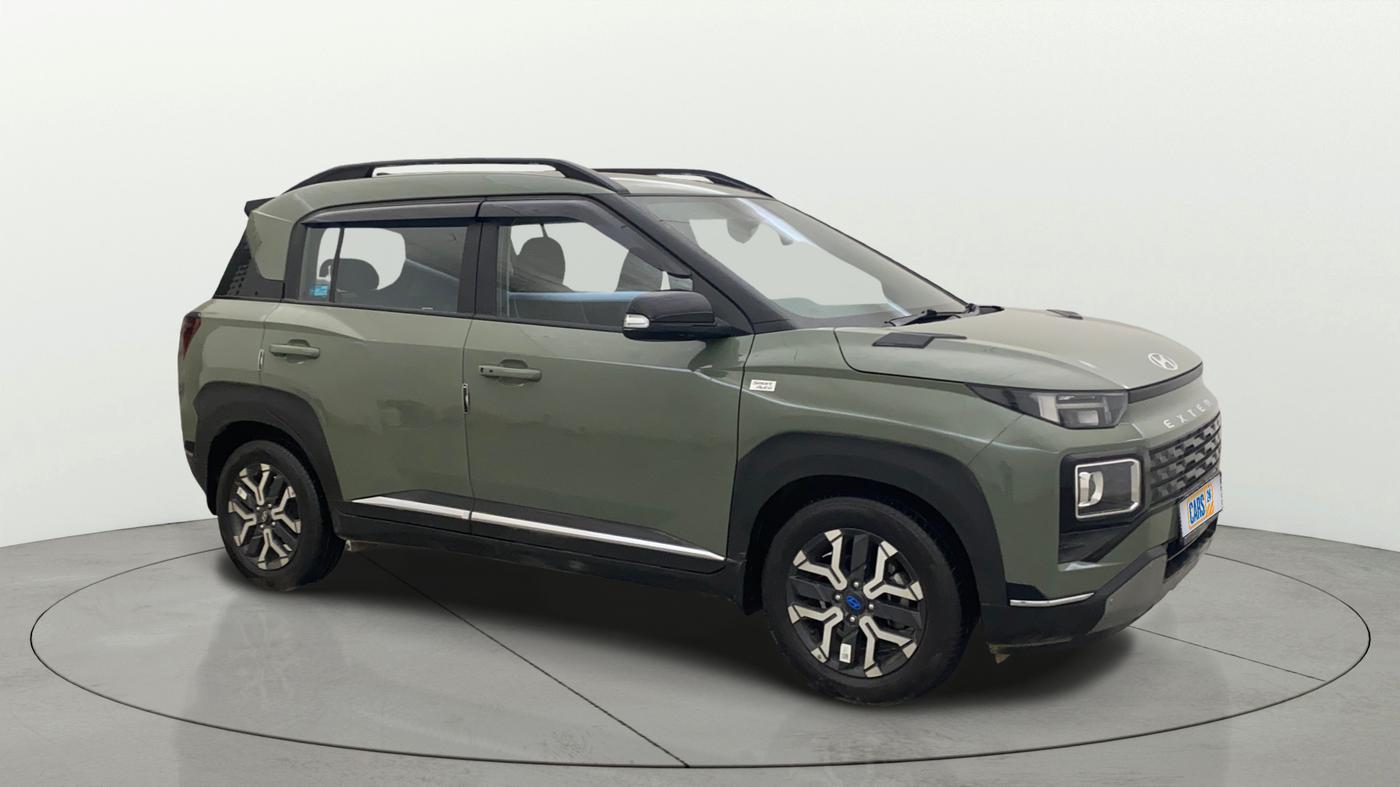 2023 Hyundai EXTER SX(O) CONNECT 1.2 AMT, Petrol, Automatic, 7,638 km, Right Front Diagonal