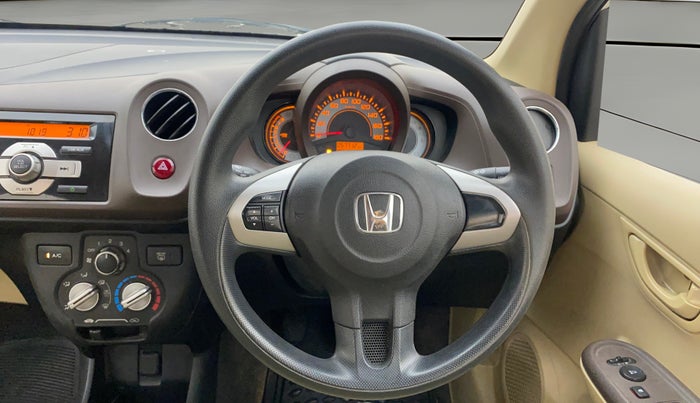 2013 Honda Brio S MT, Petrol, Manual, 57,698 km, Steering Wheel Close Up