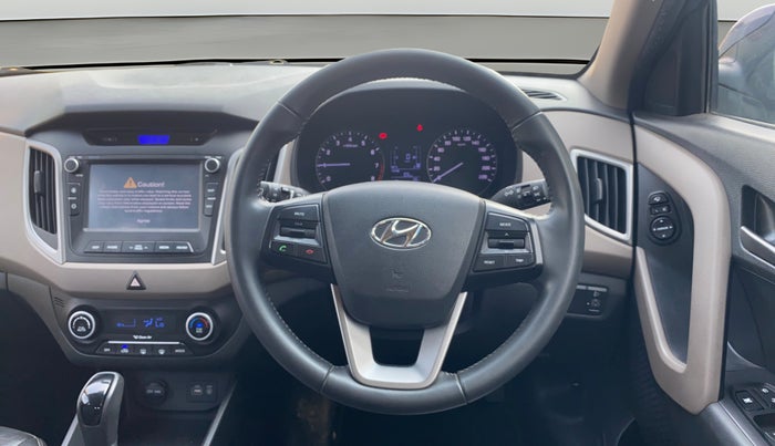 2017 Hyundai Creta SX PLUS AT 1.6 PETROL, Petrol, Automatic, 20,458 km, Steering Wheel Close Up
