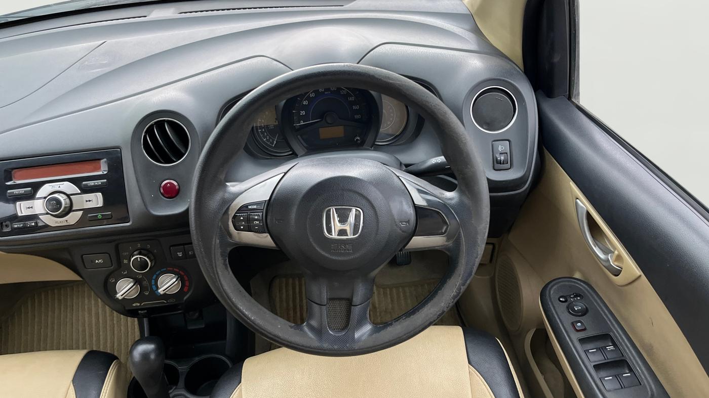 2015 Honda Amaze 1.2L I-VTEC VX AT, Petrol, Automatic, 86,211 km, Steering Wheel Close Up